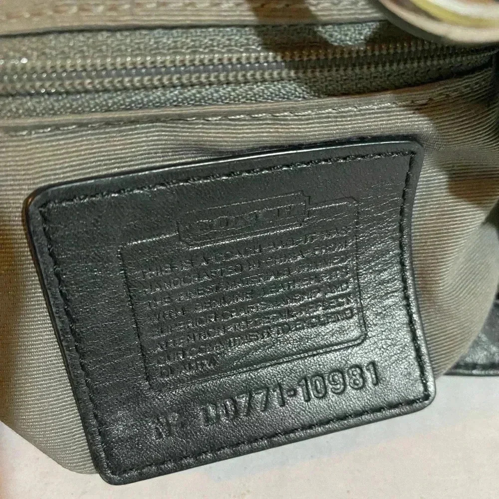 Coach Cc Signature Canvas Print Satchel Handbag - image 7